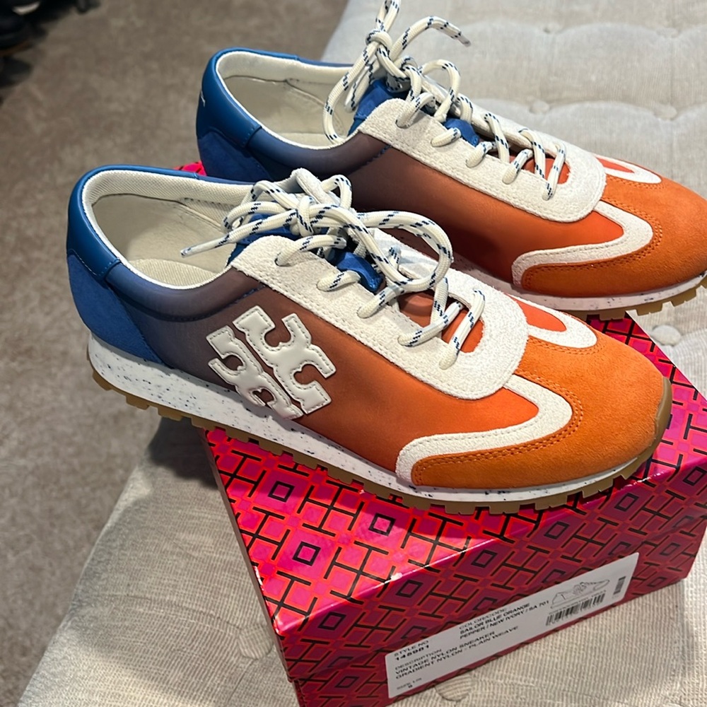 NIB Tory Burch Vintage Nylon Sneaker